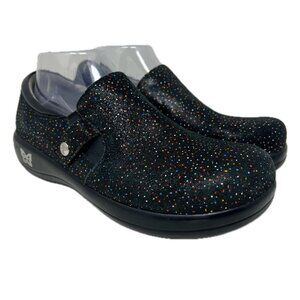 Alegria KAR -763X "Paityn Sprinkles" Loafers Slip On Comfort Clogs Nursing